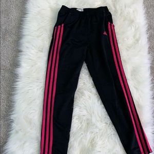 adidas joggers from jcpenny pink stripes